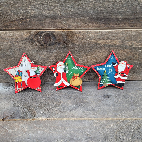 5.5" 'Wood Star' Ornament