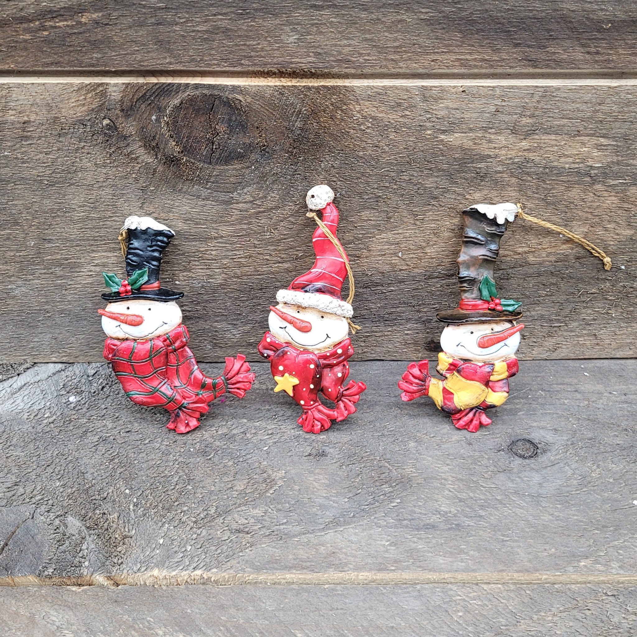 5.5" 'Big Hat Snowman' Ornament