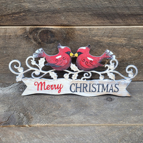 'Merry Xmas with Cardinals' Banner