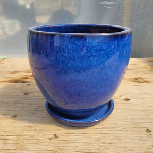 Bayshore Ceramic Planter - Cobalt Blue