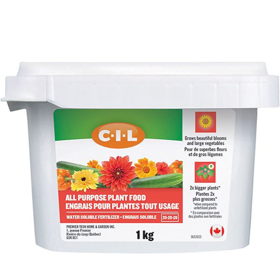 C-I-L All Purpose Plant Food 20-20-20 1KG