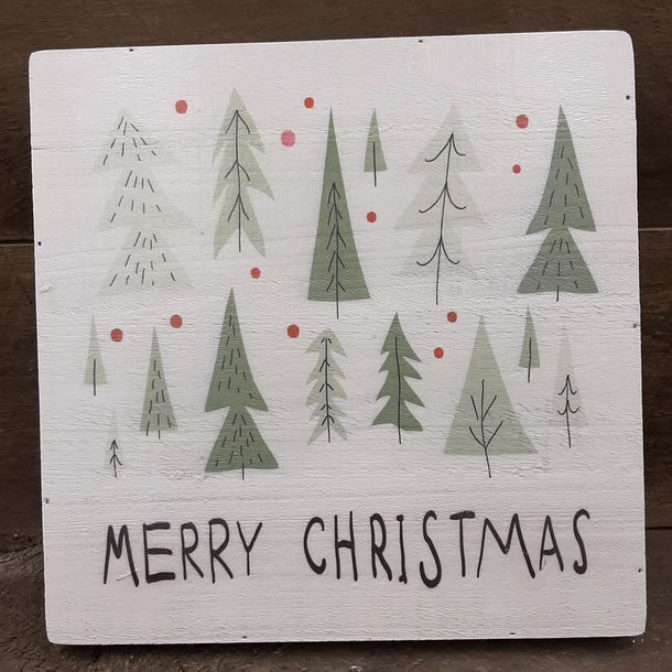 Green Trees  Wall Sign