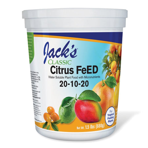 Jack's Classic 1.5LB 20-10-20 Citrus Food Fertilizer