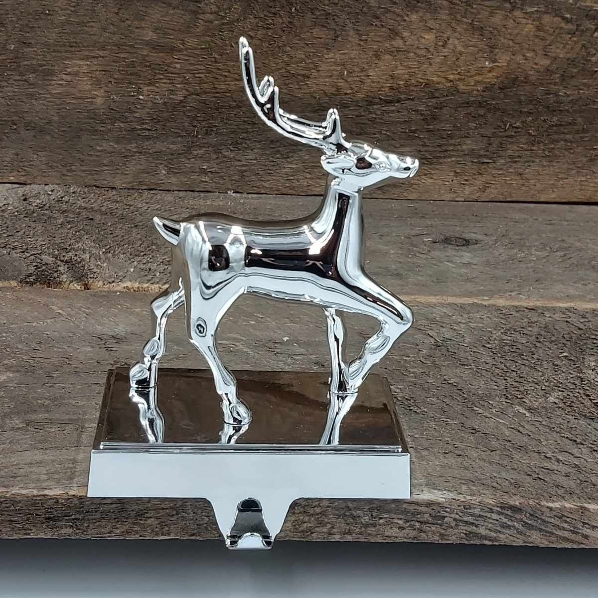 8" Metal Deer Stocking Holder