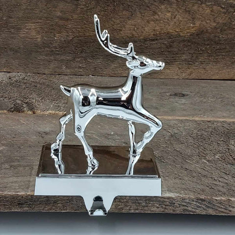 8" Metal Deer Stocking Holder